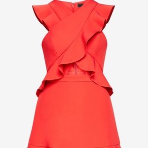 Careen Ruffled Cutout Dress